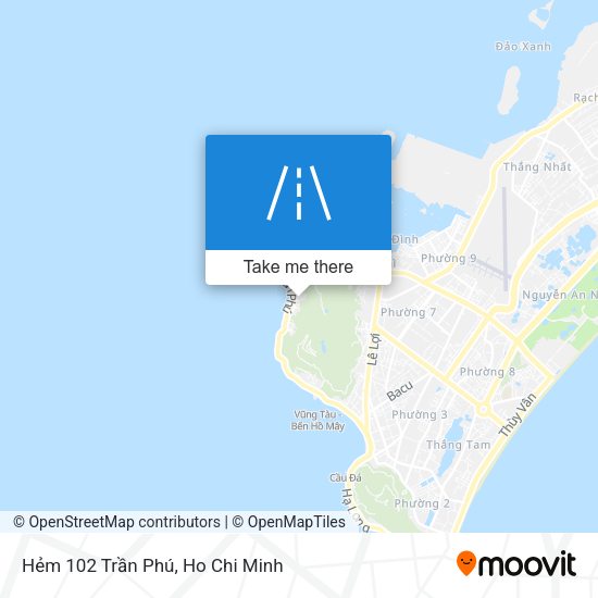 Hẻm 102 Trần Phú map