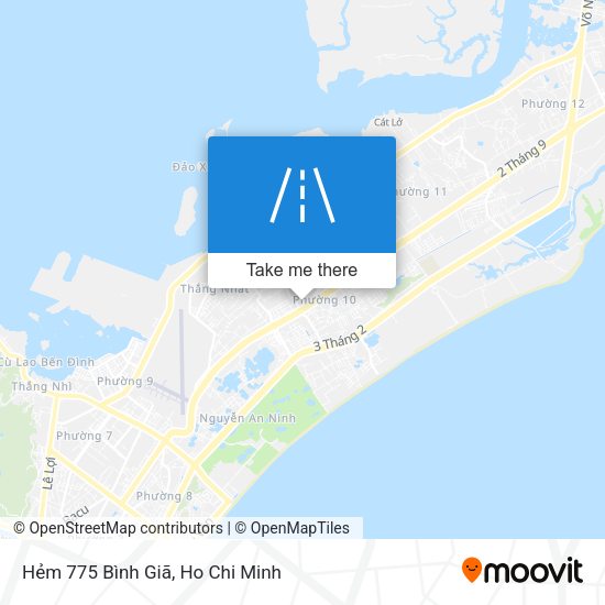 Hẻm 775 Bình Giã map