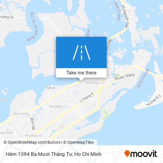 Hẻm 1394 Ba Mươi Tháng Tư map