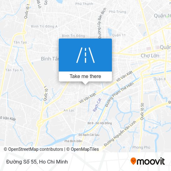 Đường Số 55 map