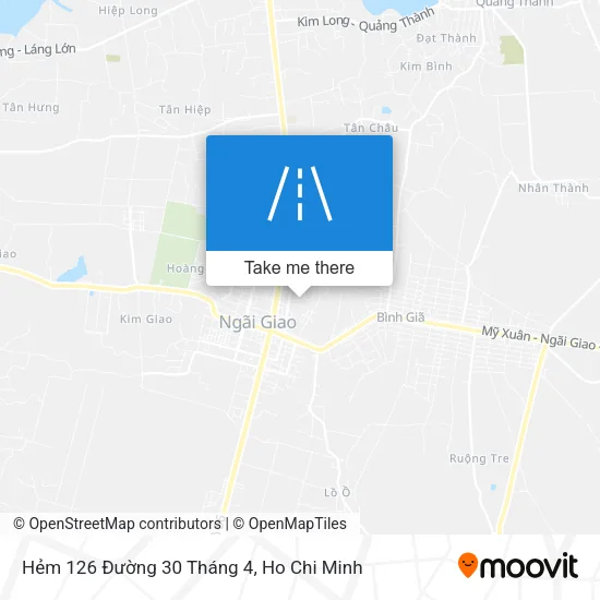 Hẻm 126 Đường 30 Tháng 4 map