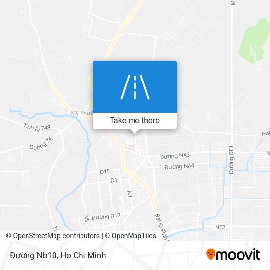 Đường Nb10 map