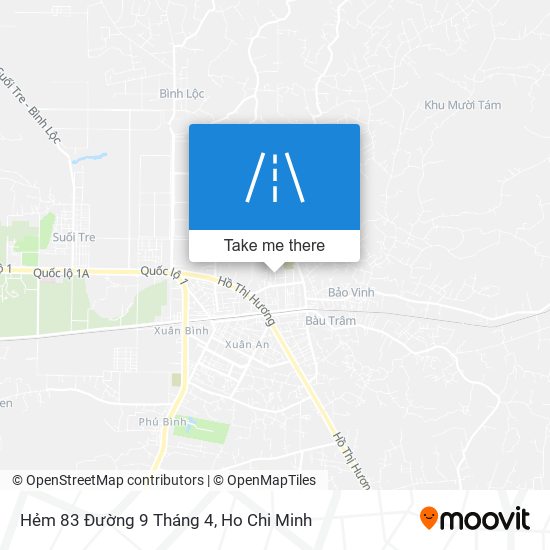 Hẻm 83 Đường 9 Tháng 4 map