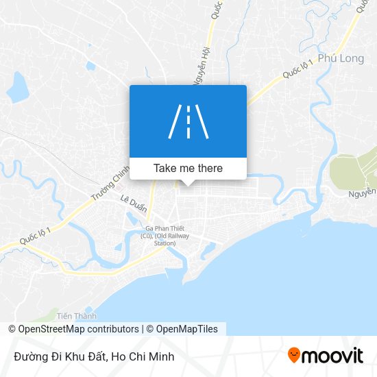 Đường Đi Khu Đất map