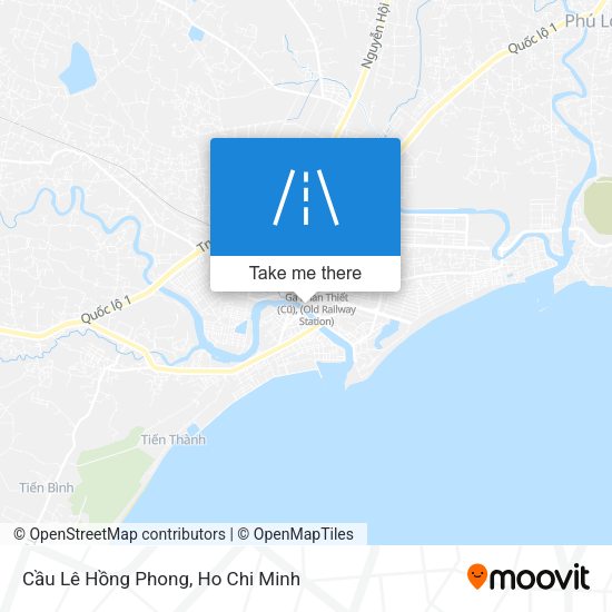 Cầu Lê Hồng Phong map