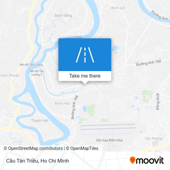 Cầu Tân Triều map
