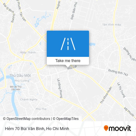 Hẻm 70 Bùi Văn Bình map