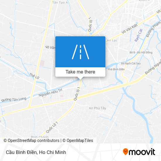 Cầu Bình Điền map