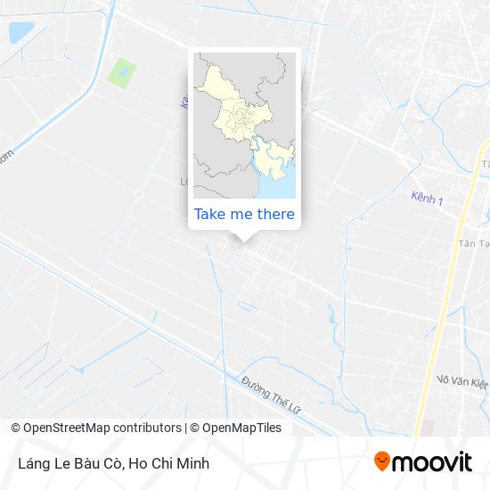 How to get to Láng Le Bàu Cò in Bình Chánh by Bus?
