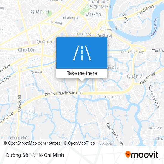 Đường Số 1f map