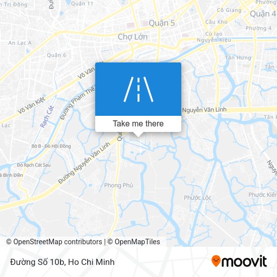 Đường Số 10b map