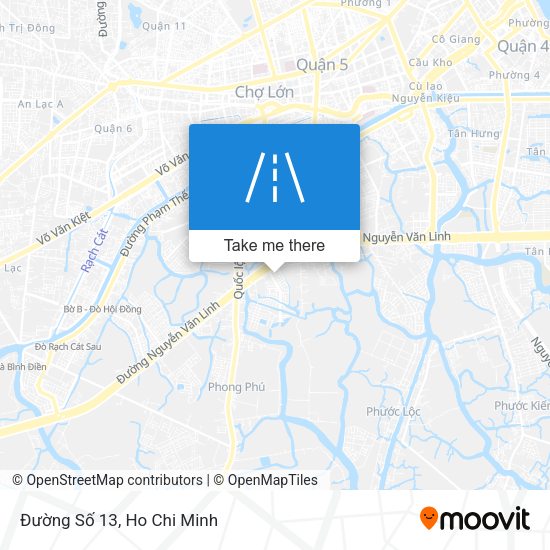 Đường Số 13 map