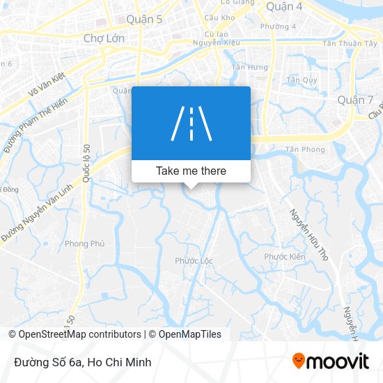 Đường Số 6a map