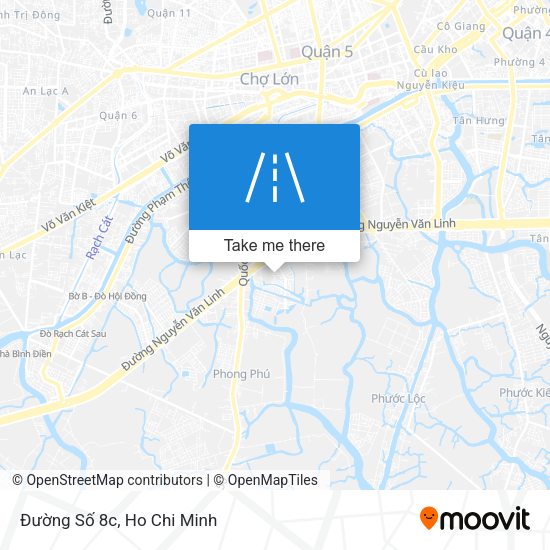 Đường Số 8c map