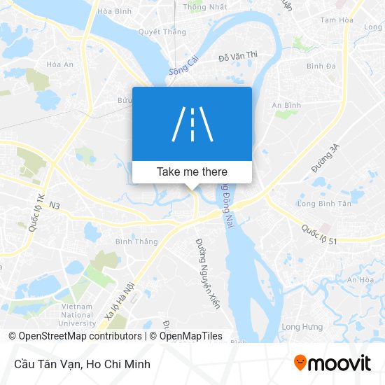 Cầu Tân Vạn map