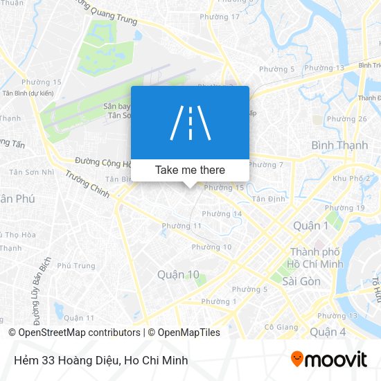 Hẻm 33 Hoàng Diệu map