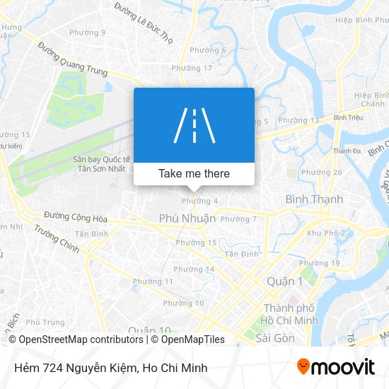Hẻm 724 Nguyễn Kiệm map