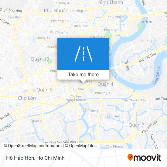 Hồ Hảo Hớn map