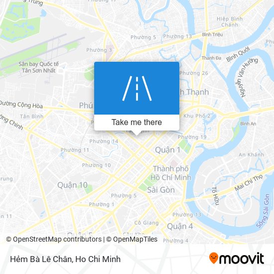 Hẻm Bà Lê Chân map