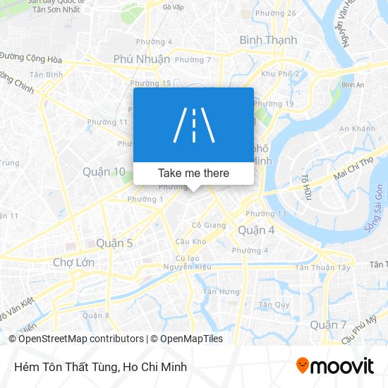 Hẻm Tôn Thất Tùng map