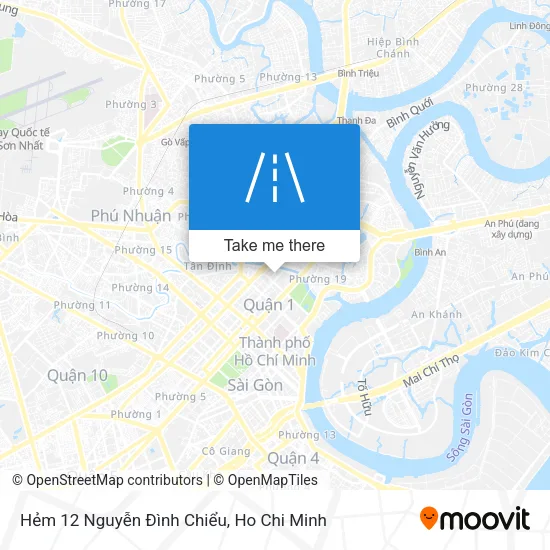 Hẻm 12 Nguyễn Ðình Chiểu map