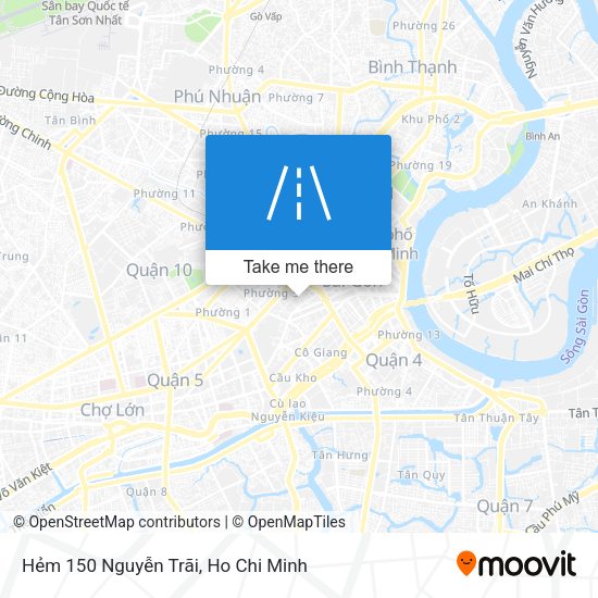 Hẻm 150 Nguyễn Trãi map