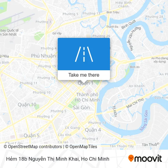 Hẻm 18b Nguyễn Thị Minh Khai map