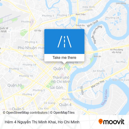 Hẻm 4 Nguyễn Thị Minh Khai map