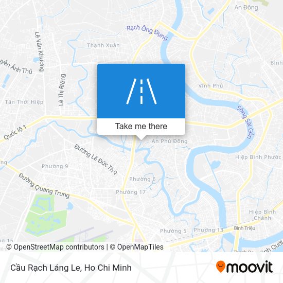 Cầu Rạch Láng Le map
