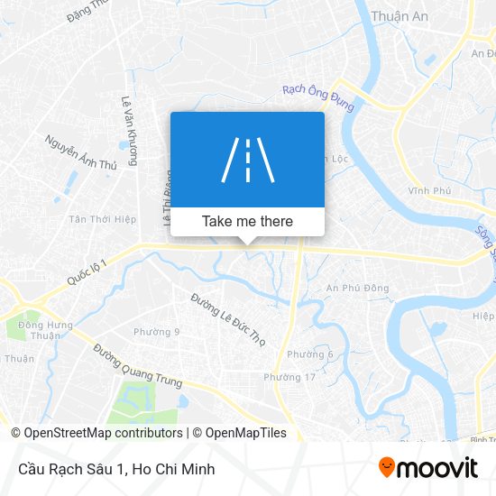 Cầu Rạch Sâu 1 map