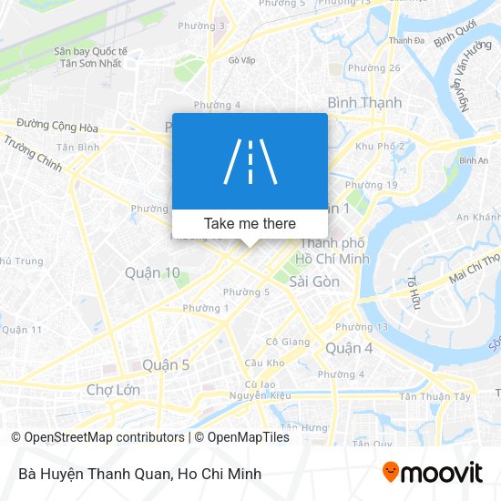 Bà Huyện Thanh Quan map