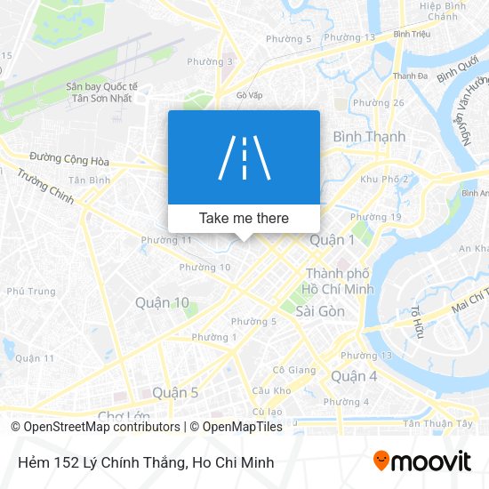 Hẻm 152 Lý Chính Thắng map