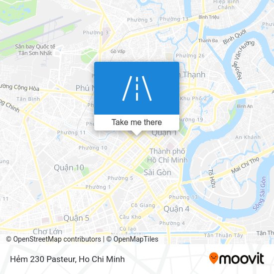 Hẻm 230 Pasteur map