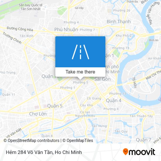 Hẻm 284 Võ Văn Tần map