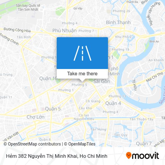 Hẻm 382 Nguyễn Thị Minh Khai map