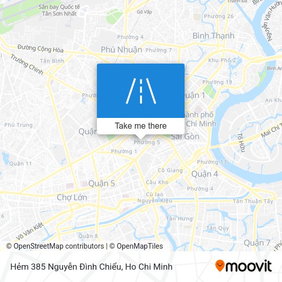 Hẻm 385 Nguyễn Ðình Chiểu map