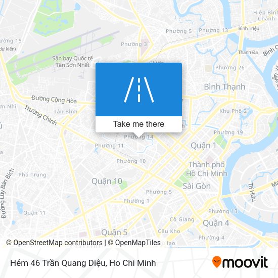 Hẻm 46 Trần Quang Diệu map