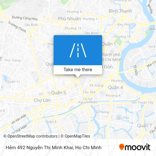 Hẻm 492 Nguyễn Thị Minh Khai map