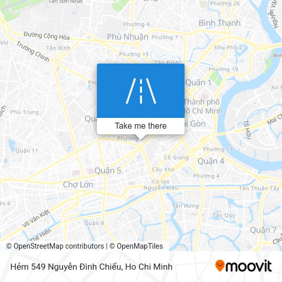 Hẻm 549 Nguyễn Ðình Chiểu map