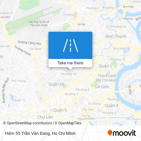 Hẻm 55 Trần Văn Ðang map