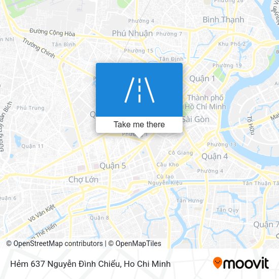 Hẻm 637 Nguyễn Ðình Chiểu map