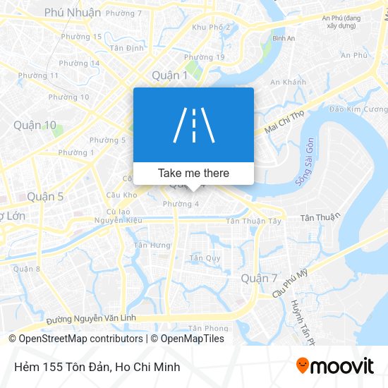 Hẻm 155 Tôn Đản map