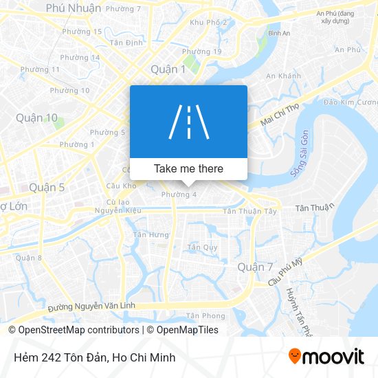 Hẻm 242 Tôn Đản map