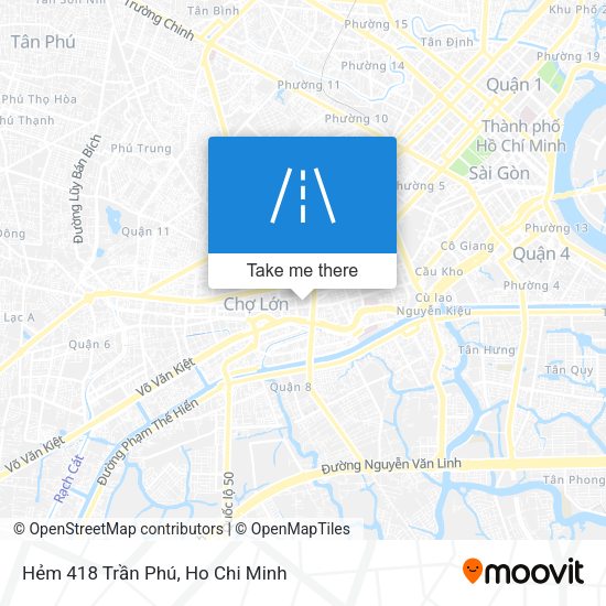 Hẻm 418 Trần Phú map