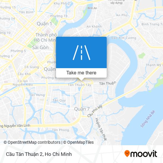 Cầu Tân Thuận 2 map