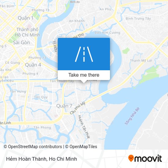 Hẻm Hoàn Thành map