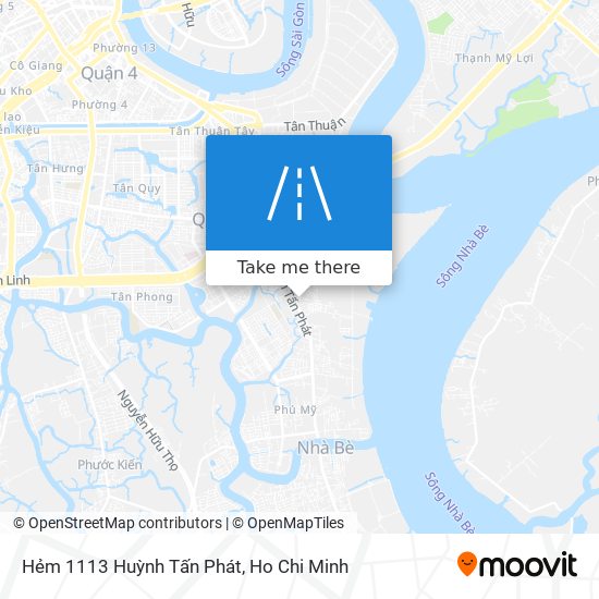 Hẻm 1113 Huỳnh Tấn Phát map