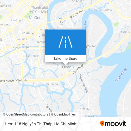 Hẻm 118 Nguyễn Thị Thập map