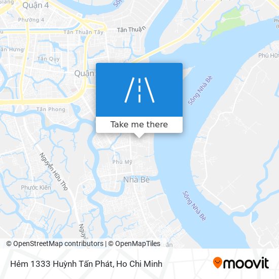 Hẻm 1333 Huỳnh Tấn Phát map