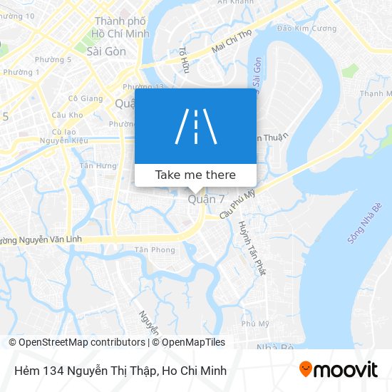Hẻm 134 Nguyễn Thị Thập map